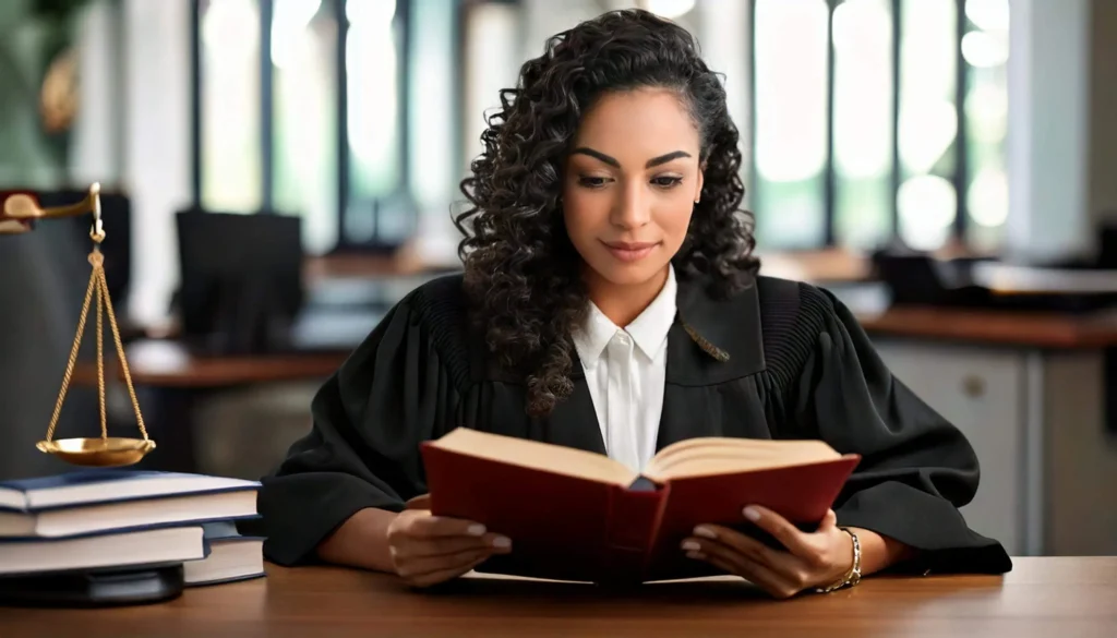 Juez leyendo teoria del delito